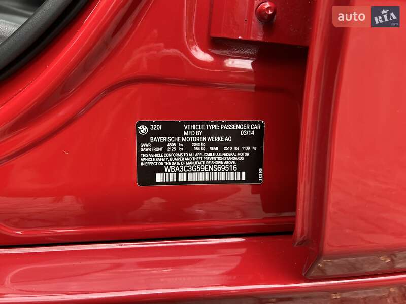 Седан BMW 3 Series 2014 в Одессе фото 13 Седан BMW 3 Series 2014 в Одессе
