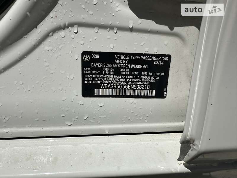 Седан BMW 3 Series 2014 в Ивано-Франковске фото 16 Седан BMW 3 Series 2014 в Ивано-Франковске