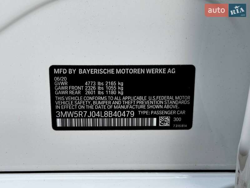 Седан BMW 3 Series 2020 в Киеве фото 35 Седан BMW 3 Series 2020 в Киеве