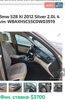 Седан BMW 5 Series 2012 в Полтаві