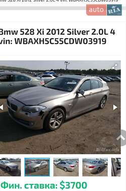 Седан BMW 5 Series 2012 в Полтаві