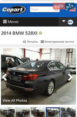 Седан BMW 5 Series 2014 в Кривом Роге