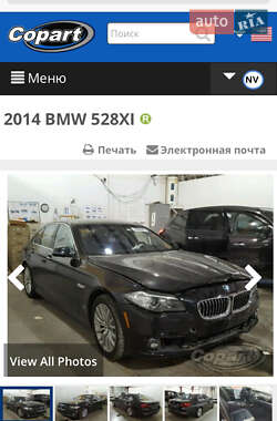 Седан BMW 5 Series 2014 в Кривом Роге