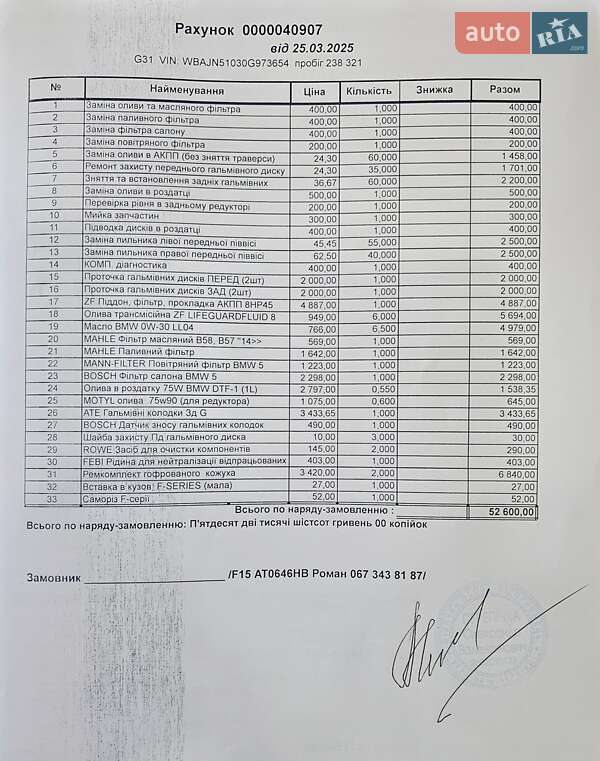 Універсал BMW 5 Series 2017 в Коломиї