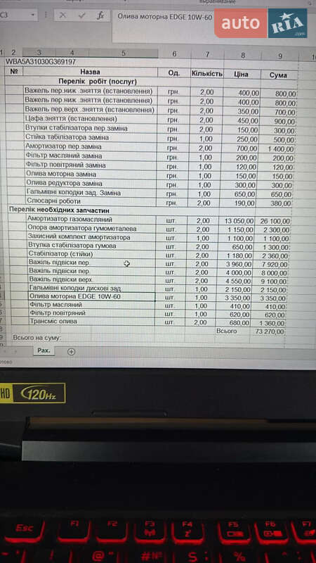 Седан BMW 5 Series 2016 в Киеве фото 4 Седан BMW 5 Series 2016 в Киеве