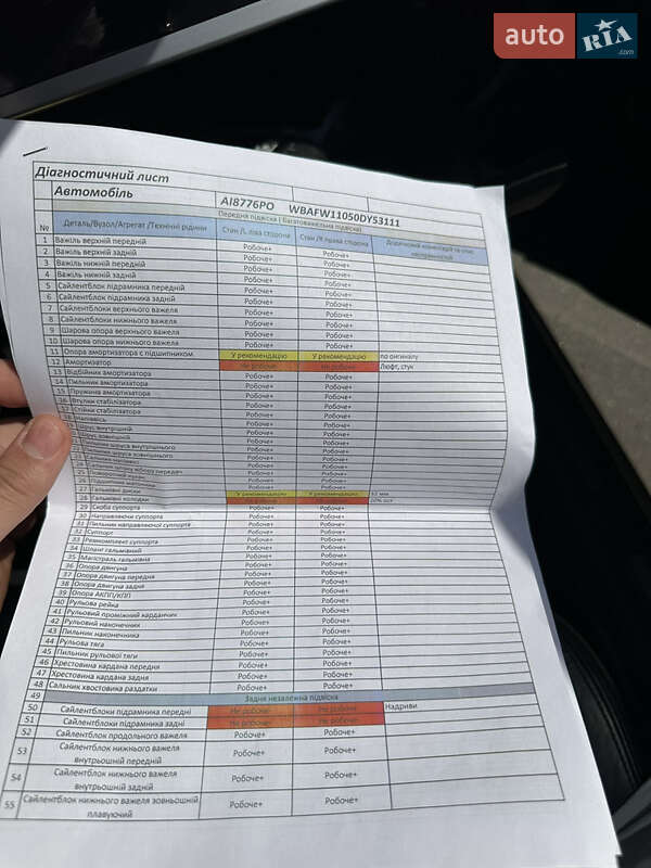 Седан BMW 5 Series 2012 в Киеве