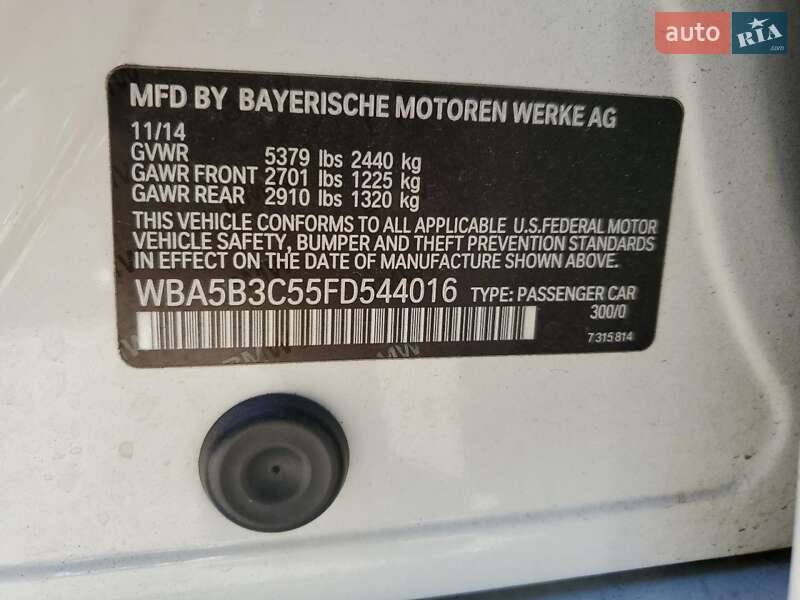 Седан BMW 5 Series 2014 в Дніпрі фото 12 Седан BMW 5 Series 2014 в Дніпрі