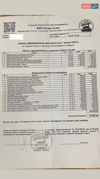 Седан BMW 5 Series 2011 в Стрые документ