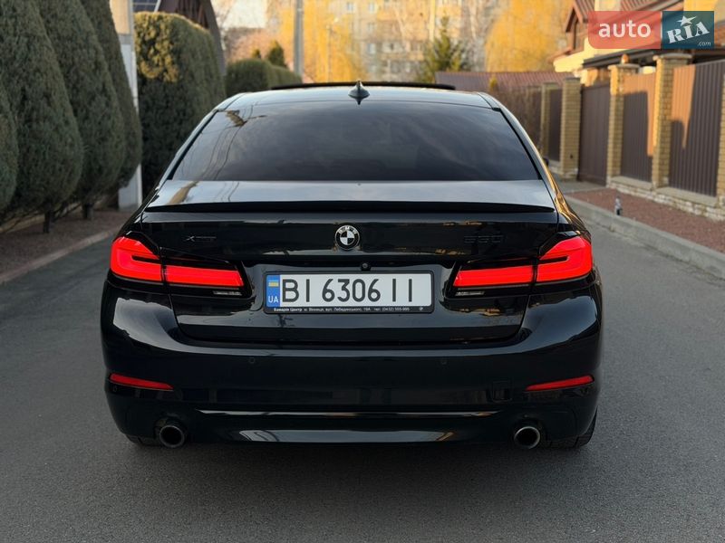 Седан BMW 5 Series 2017 в Полтаві