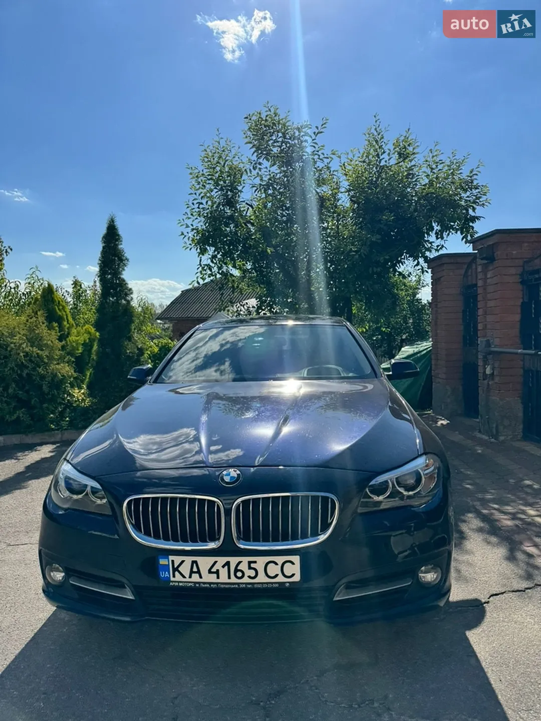 BMW 5 Series 2014 VIN WBA5A7C51FD623256 фото оголошення 2 з 34