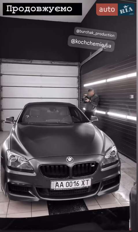 Кабріолет BMW 6 Series 2012 в 