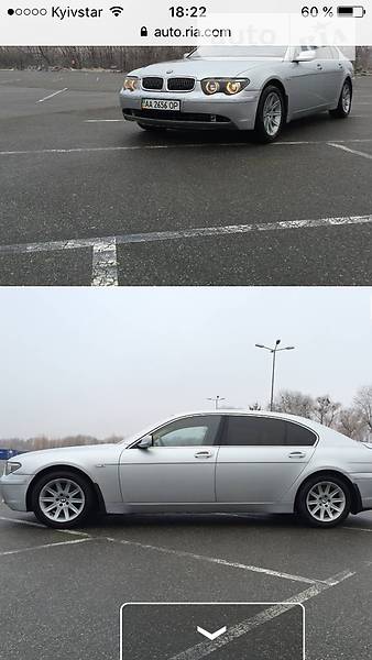 Седан BMW 7 Series 2002 в Киеве