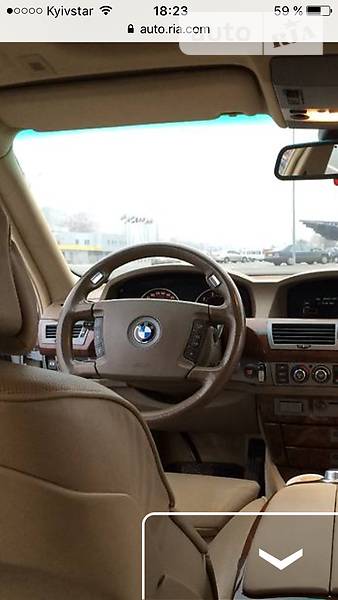 Седан BMW 7 Series 2002 в Киеве