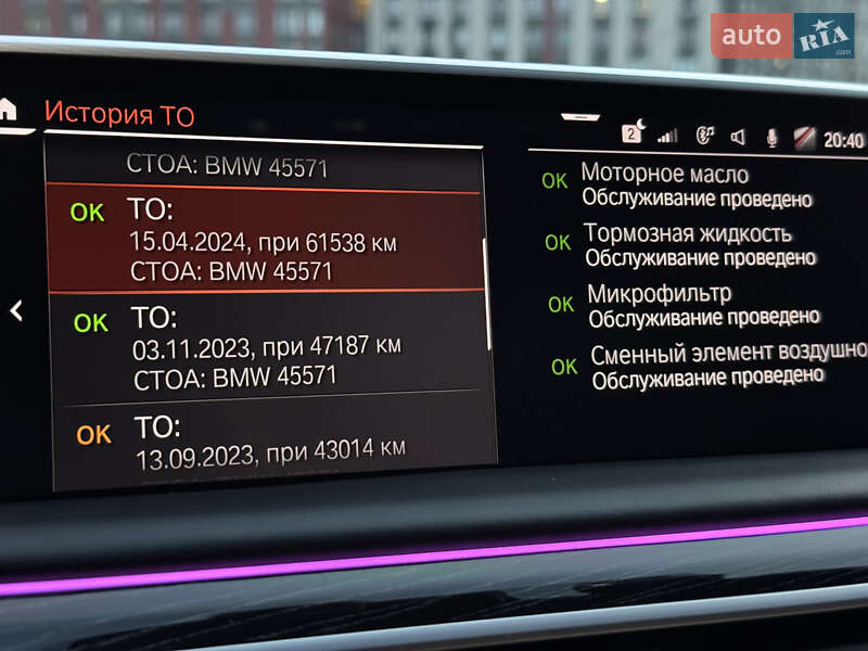 Седан BMW 7 Series 2021 в Киеве