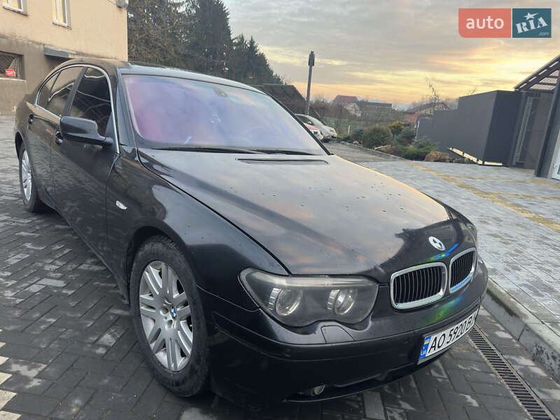 BMW 7 Series 2002 BMW 7 Series 2002