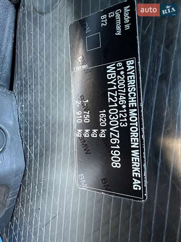 Хэтчбек BMW I3 2014 в Ровно