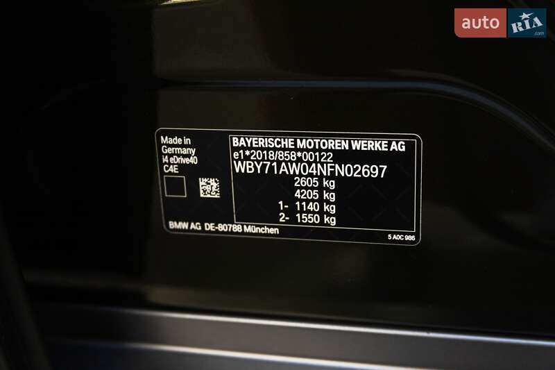 Купе BMW i4 2022 в Киеве