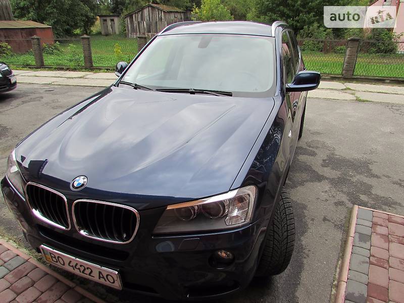 Внедорожник / Кроссовер BMW X3 2012 в Чорткове