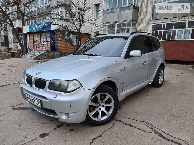 Внедорожник / Кроссовер BMW X3 2004 в Ромнах