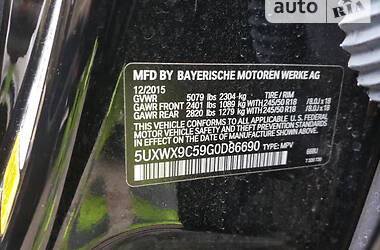 Внедорожник / Кроссовер BMW X3 2016 в Мариуполе