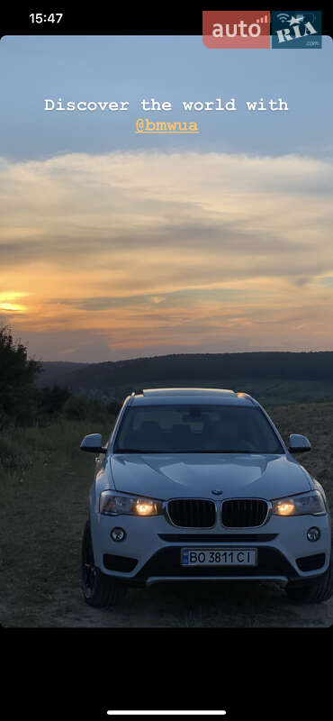 Внедорожник / Кроссовер BMW X3 2014 в Чорткове