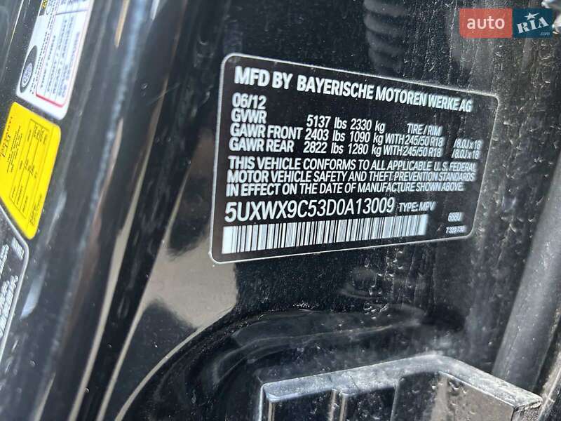 Внедорожник / Кроссовер BMW X3 2012 в Самборе