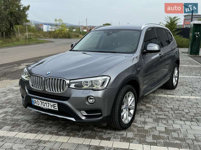 Внедорожник / Кроссовер BMW X3 2016 в Ужгороде