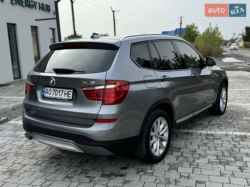 Внедорожник / Кроссовер BMW X3 2016 в Ужгороде