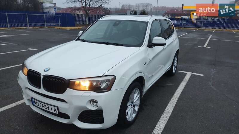 Внедорожник / Кроссовер BMW X3 2016 в Ужгороде