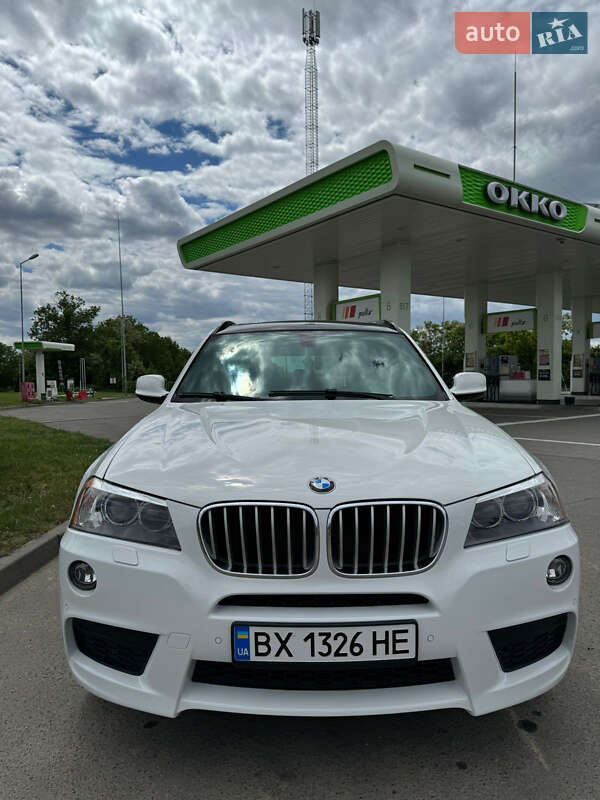 Внедорожник / Кроссовер BMW X3 2012 в Каменец-Подольском