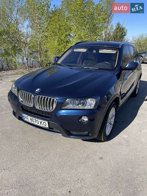 Внедорожник / Кроссовер BMW X3 2012 в Днепре