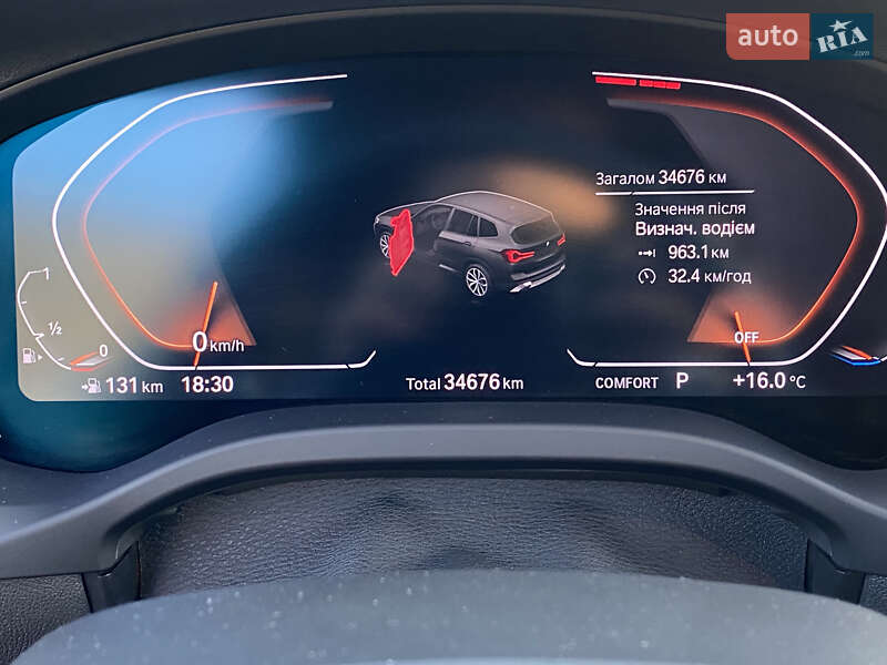 Внедорожник / Кроссовер BMW X3 2022 в Львове