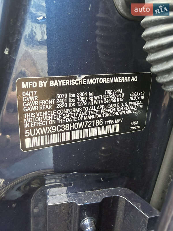 Внедорожник / Кроссовер BMW X3 2017 в Хмельницком фото 15 Внедорожник / Кроссовер BMW X3 2017 в Хмельницком