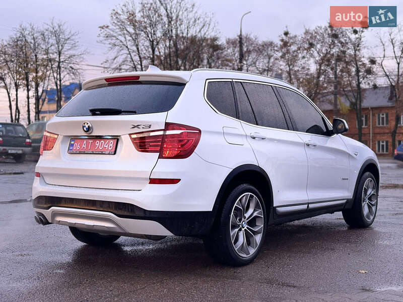 Внедорожник / Кроссовер BMW X3 2016 в Сумах