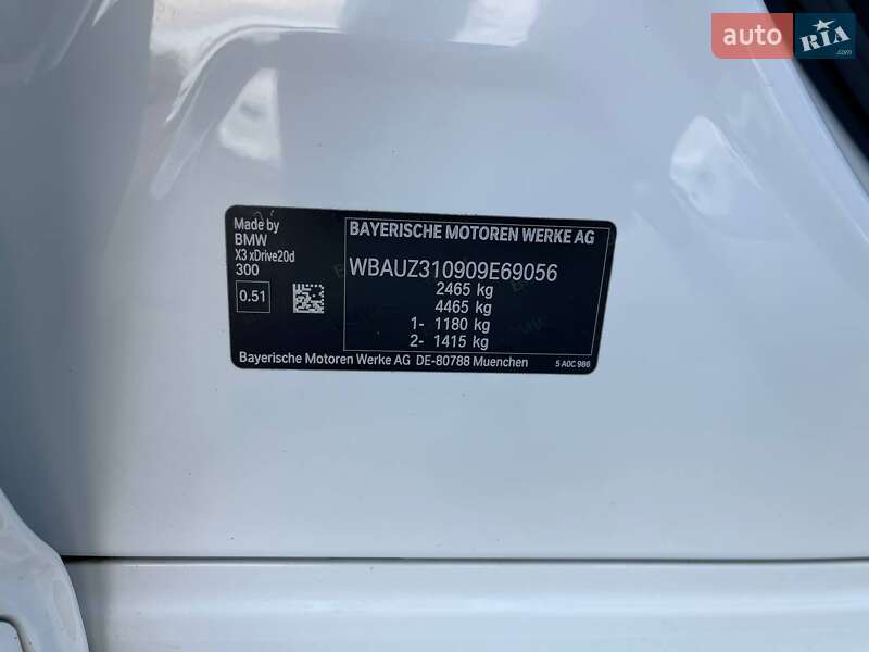 Внедорожник / Кроссовер BMW X3 2020 в Львове фото 36 Внедорожник / Кроссовер BMW X3 2020 в Львове