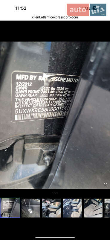 Внедорожник / Кроссовер BMW X3 2013 в Ковеле