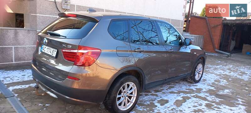 Внедорожник / Кроссовер BMW X3 2012 в Южном