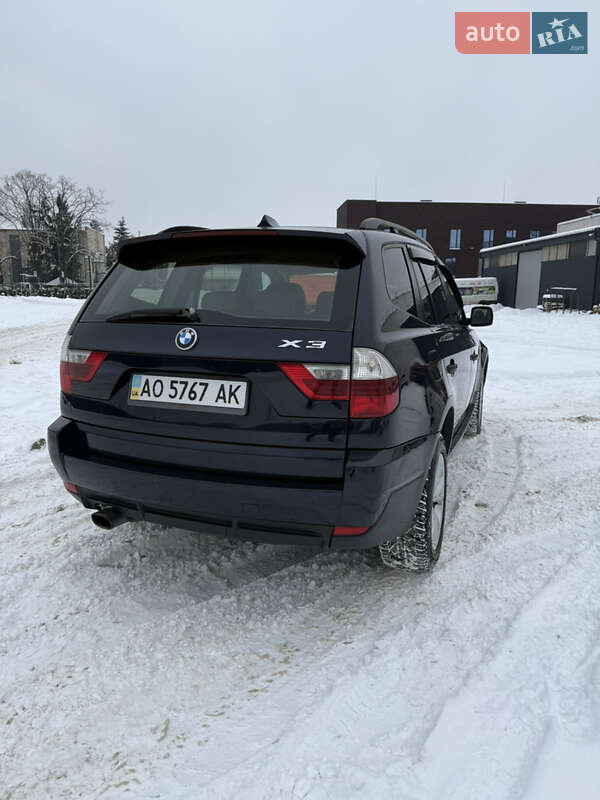 Внедорожник / Кроссовер BMW X3 2008 в Ужгороде