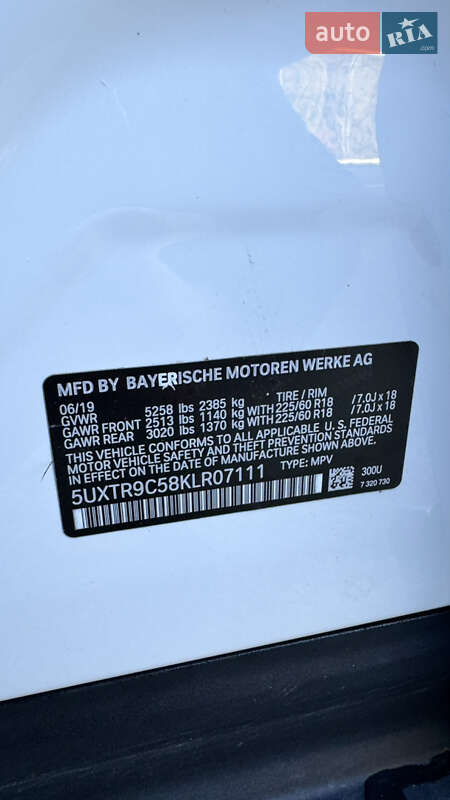 Внедорожник / Кроссовер BMW X3 2019 в Ковеле фото 26 Внедорожник / Кроссовер BMW X3 2019 в Ковеле