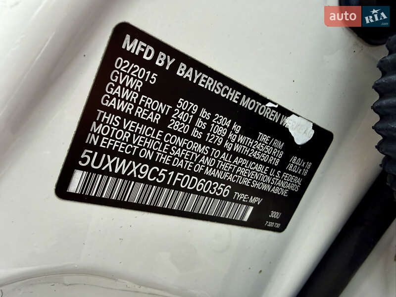 Позашляховик / Кросовер BMW X3 2015 в Рівному