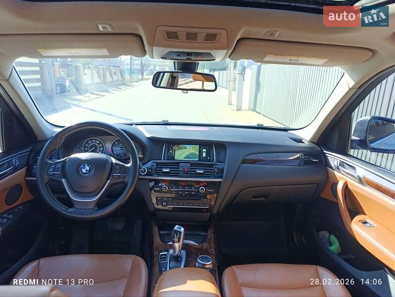 Внедорожник / Кроссовер BMW X3 2015 в Ужгороде