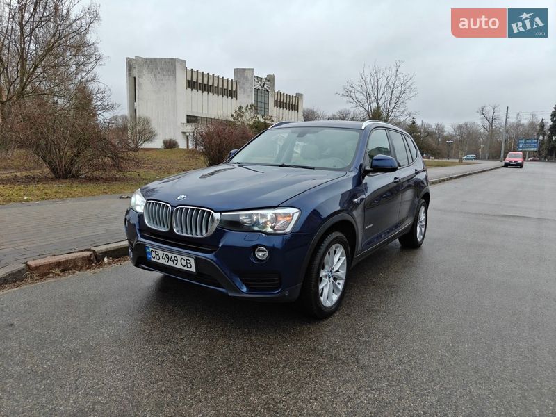 Внедорожник / Кроссовер BMW X3 2017 в Чернигове