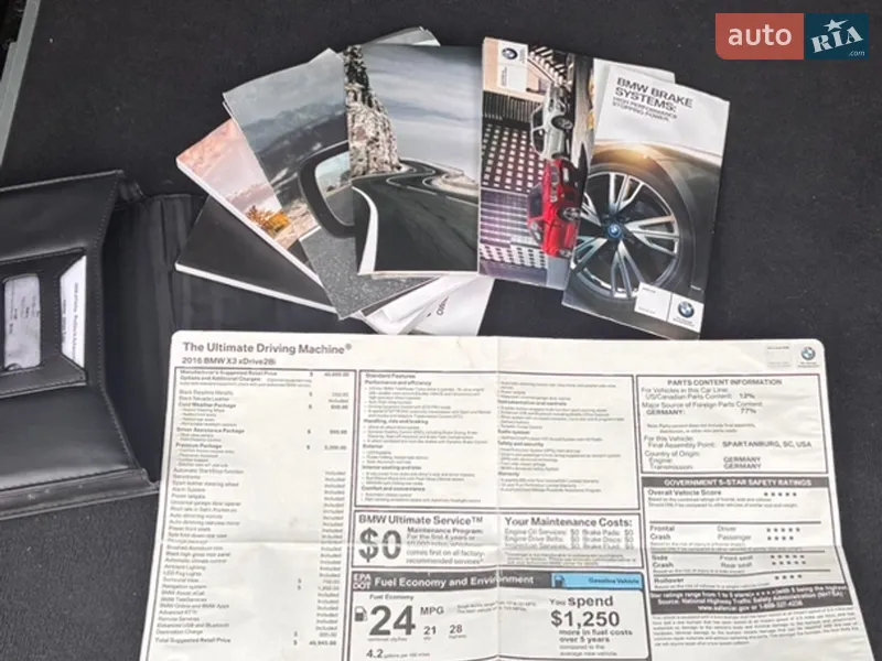 Внедорожник / Кроссовер BMW X3 2015 в Киеве документ 3 фото Внедорожник / Кроссовер BMW X3 2015 в Киеве документ