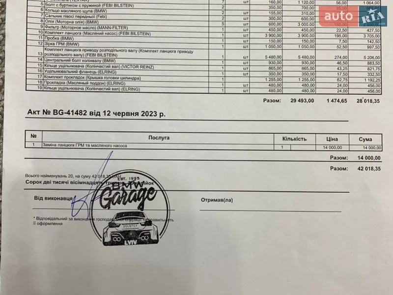 Внедорожник / Кроссовер BMW X3 2012 в Львове документ