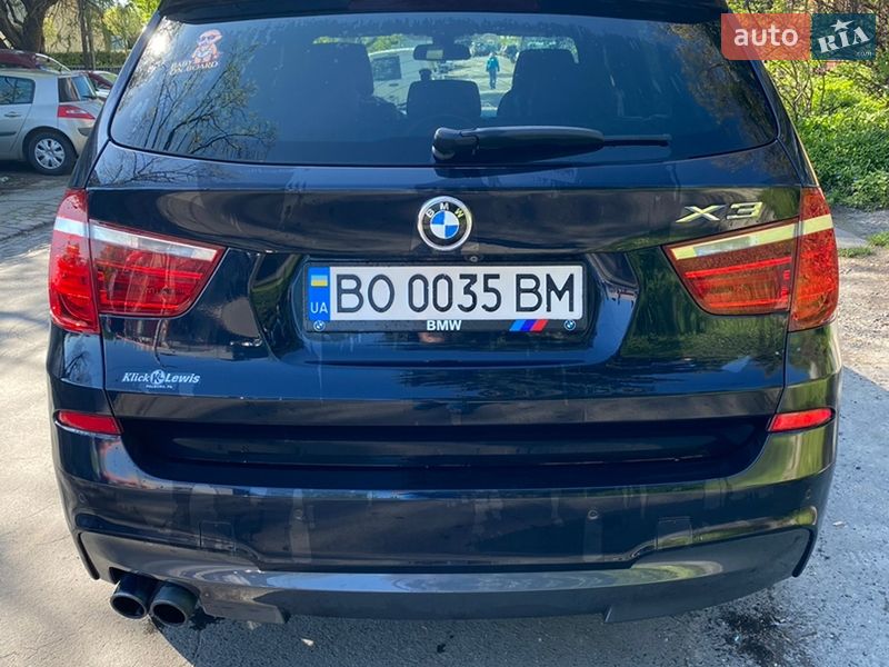 Позашляховик / Кросовер BMW X3 2016 в Тернополі