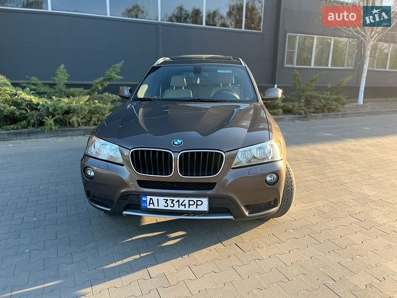 Внедорожник / Кроссовер BMW X3 2012 в Белой Церкви