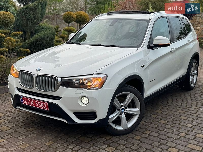 Внедорожник / Кроссовер BMW X3 2017 в Львове
