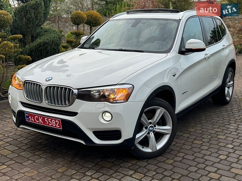 Внедорожник / Кроссовер BMW X3 2017 в Львове