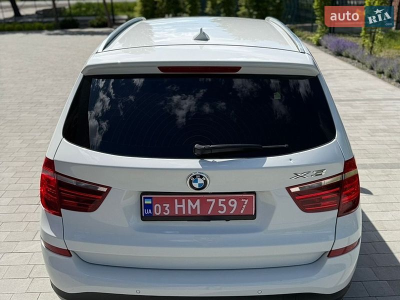 Внедорожник / Кроссовер BMW X3 2017 в Луцке