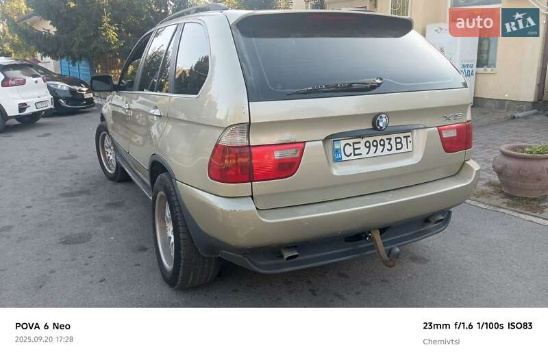 Внедорожник / Кроссовер BMW X5 2003 в Черновцах